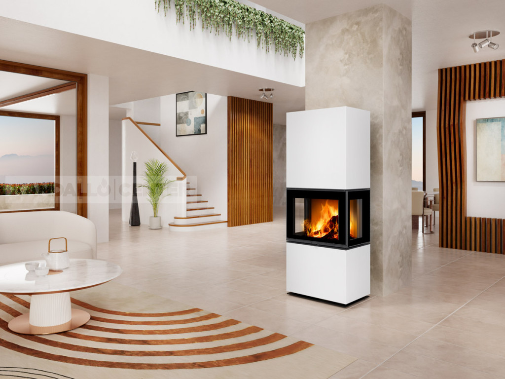 Romotop LERA C GH 3 oldalas Design kandalló