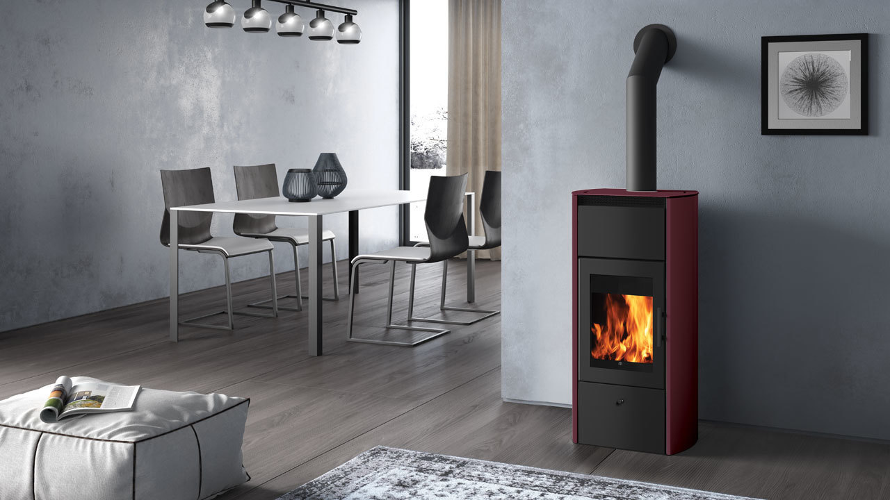 Flamma vízteres kandalló acél